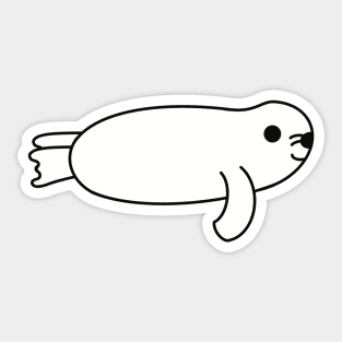 Cute Kawaii Harp Seal Sticker